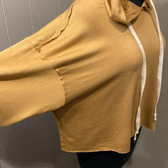 NWT Elan Medium Hoodie Oversized Drawstring Tan - Picture 4 of 7